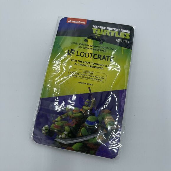 Loot Crate Teenage Mutant Ninja Turtles Nickelodeon Beebop Rocksteady Keychain - Picture 2 of 2